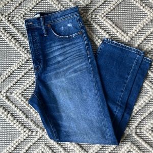 Madewell classic straight jeans